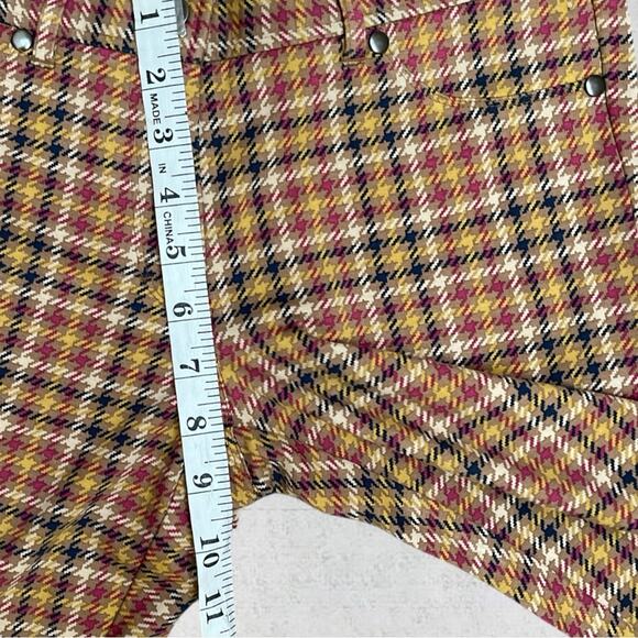 NWT J. McLaughlin Becca Legging Brown Plaid Size 0 Academia Preppy Stretch - Picture 11 of 11